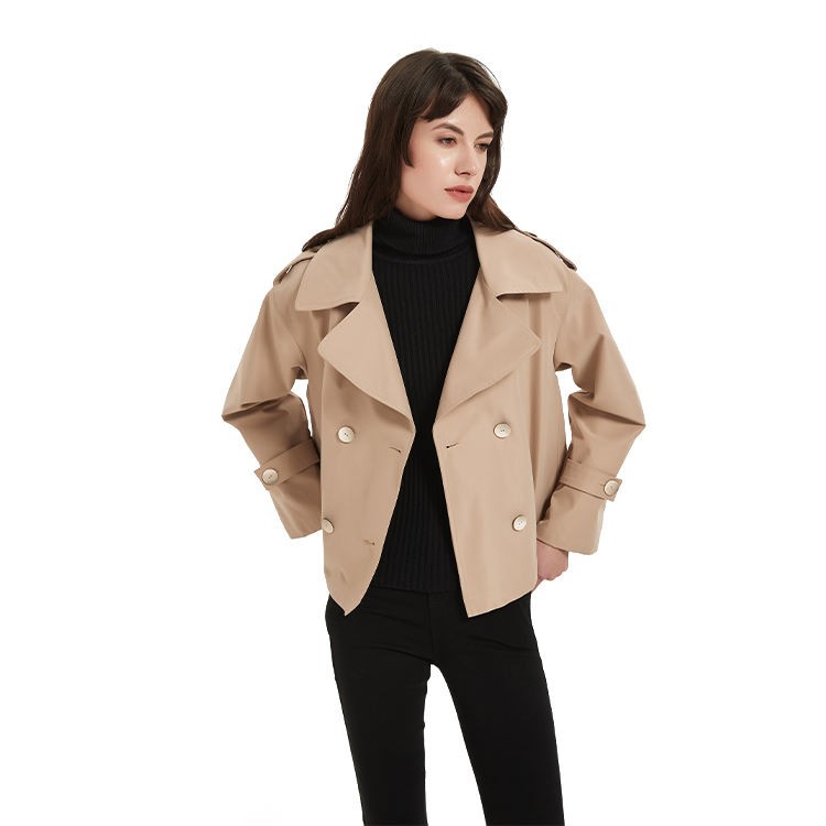 High Quality with Hood Trench Coats Plus Size Warm Coat 2023 Hot Sale Casual Women Short Coat